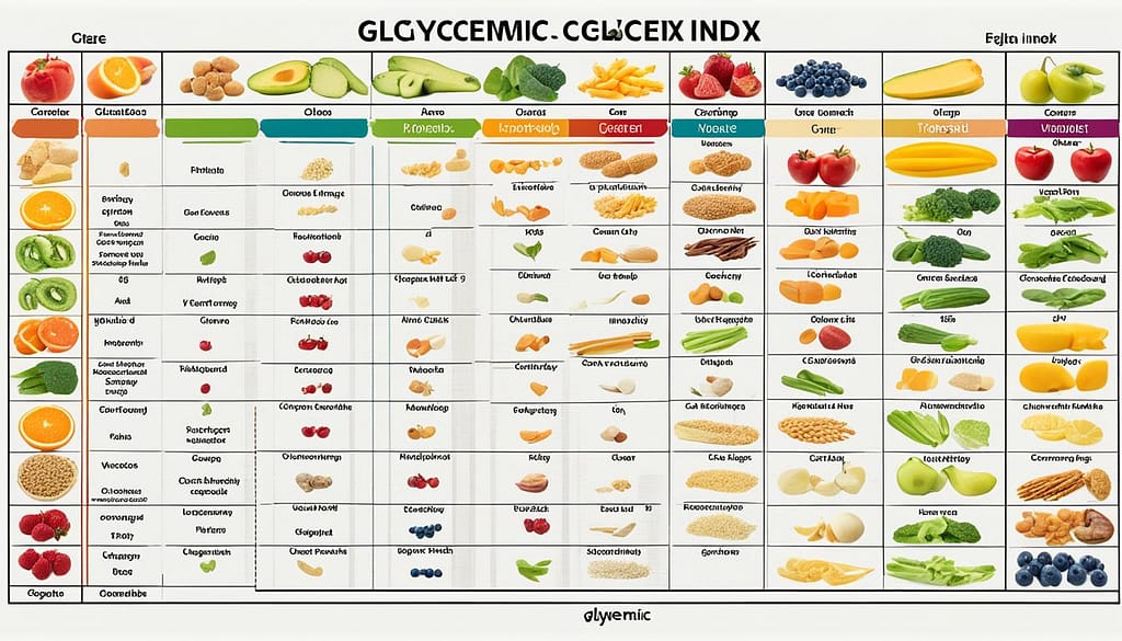 Glycemic index chart Glycemic index chart